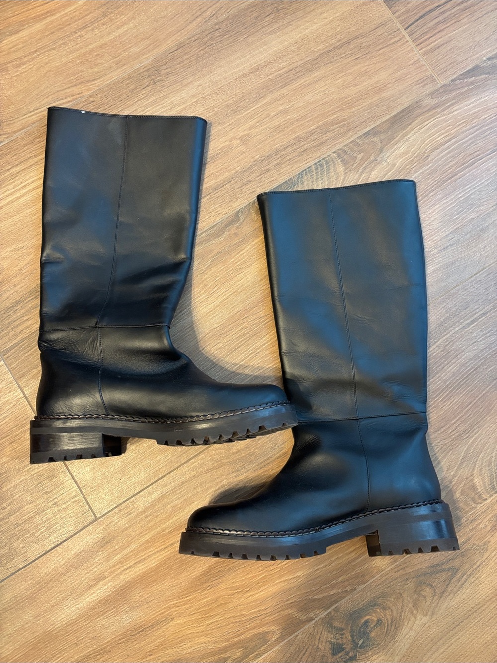 ME+EM Tall lug sole boots in GUC, Size 41
